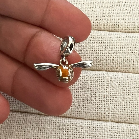 Harry Potter Golden Snitch Quidditch Dangle Charm - Picture 3 of 4